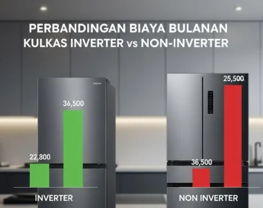 Perbandingan Biaya Bulanan Kulkas Inverter vs Non Inverter 380x300 1